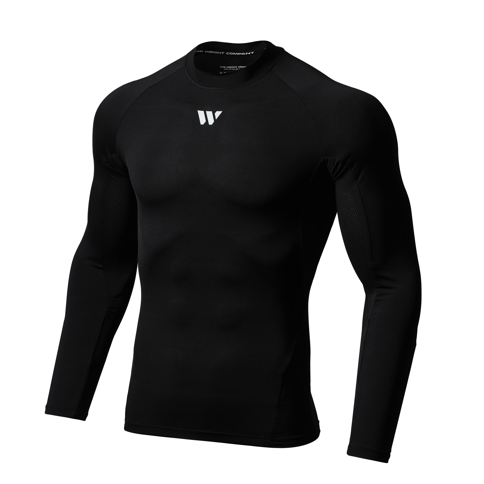 The Weight Company Functional Compression Top Long Sleeve Ttp-0289 Black/Xxl