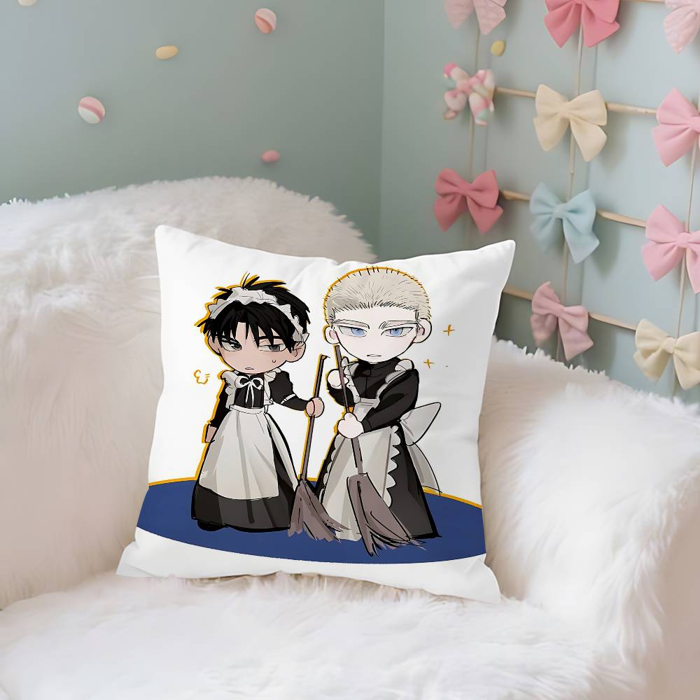 

SShutlines Case Plush Fabric Soft Pillowcase Double Sided Print Cushion Cover Household Gifts 40x40CM(16x16in)