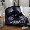 1pc Wednesday Blanket, Gift, for Men and Women, Soft Blanket, Good for Sofa Bed Couch Travel, Lightweight Flannel Blanket