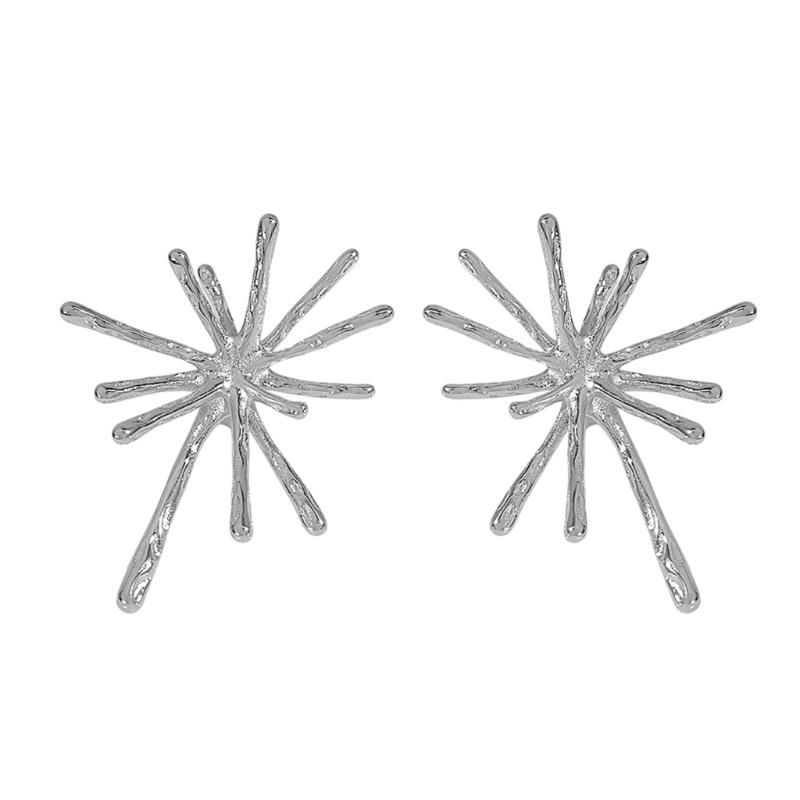 

Allergy Proof Stainless Steel Pyrotechnics Earrings Lightweight Ear Studs Comfort Fit For Sensitive Skin Daily Wear
