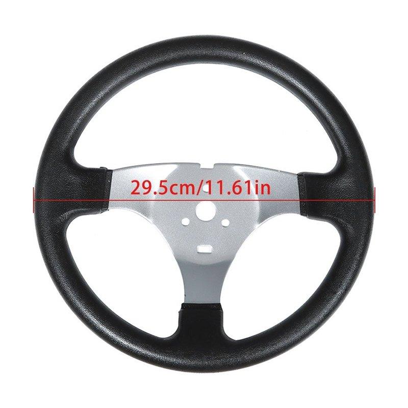 Fit For Go Kart Quad Parts 110cc Steering Wheel Assembly & Gear Rack Pinion New