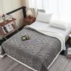 New Minimalist Hollow Jacquard Blanket Thickened Soft Warm Bed Blankets Quilt Multi Functional Sofa Blanket for Office Nap Time
