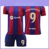 Koszulka Domowa Barcelona Messi 10 Lewandowski 9 Gavi 30 Pedri 8 Odpowiednia Dla Dzieci Dostępne Różne Rozmiary