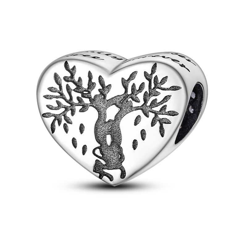 Original Bracelet Charms Copper Heart Shape Series Charms Beads For Women Fashion Diy Jewelry Gifts Making