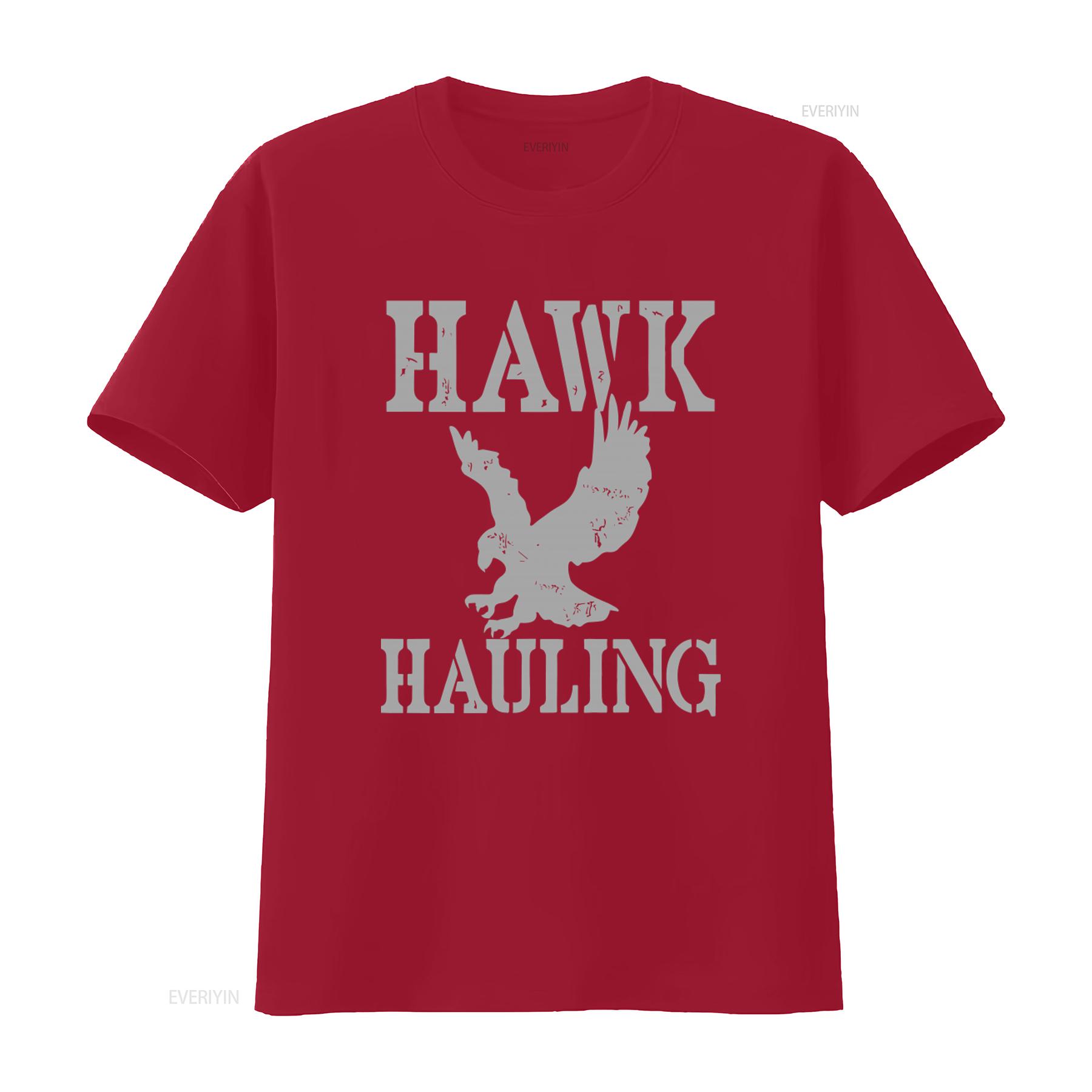 

Hawk Hauling Logo Eagle Vintage Style T Shirt for Men and Women vintage Washed designer clothes Versatile Stylish homme graphic S