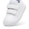 Puma Courtflex V3 V Mesh Kleinkind 2024 Mist Größe cm Kinder-Sneakers, Herbst/Winterfarben Weiß, Weiß/Silber, (02), 16.0