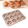 High-quality 6/9/12 Cavity Cake Mold Non-stick Coating Chestnut Shaped Baking Tray Reusable DIY Muffins Moulds Afternoon Tea