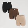 Plus Size Ladies Spring and Summer Lace Single Side Pocket High Waist Safety Leg Underwear