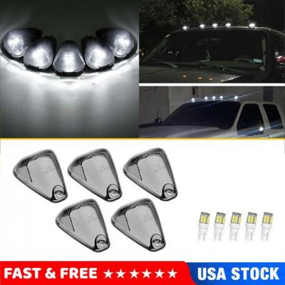5x Cab Marker Roof Running Clearance Light Cover For Ford Super Duty 1999-2016