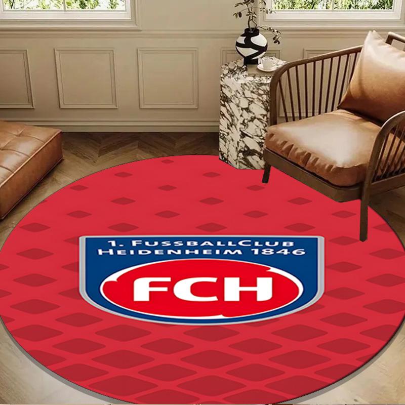 Heidenheim Squad Round mat Home Decor, Chair rug For livingroom,Bedroom, doormat home decor Birthday Gift Christmas Gifts
