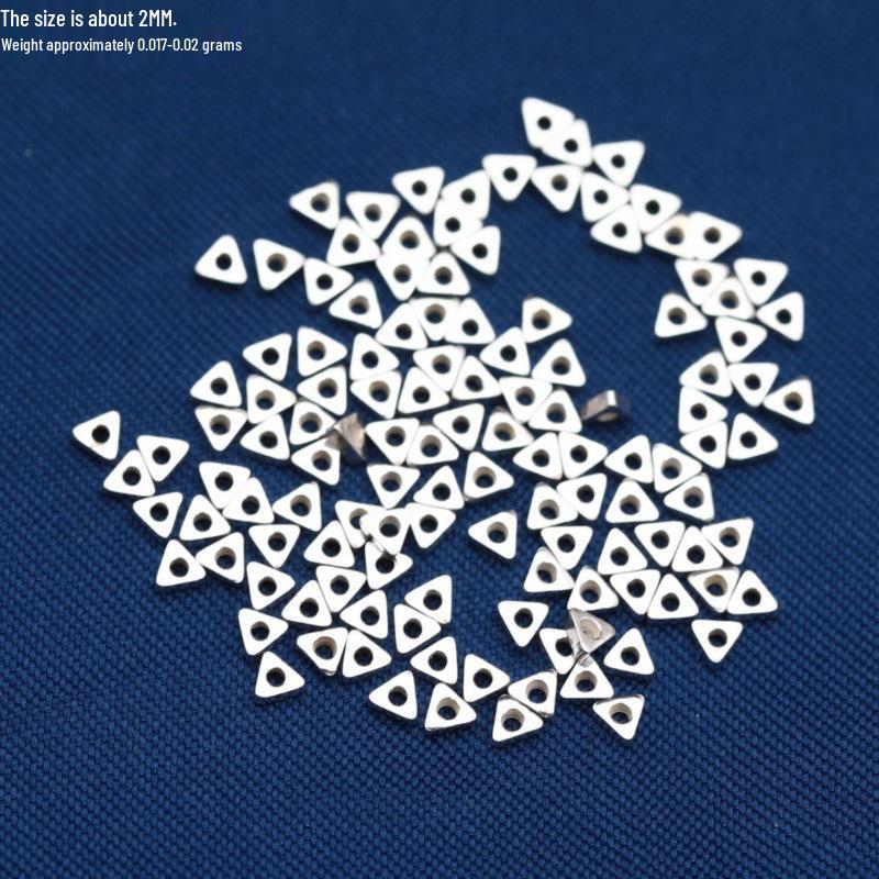Sterling Silver Triangle & Square Fragments - DIY Handmade Accessories Parts