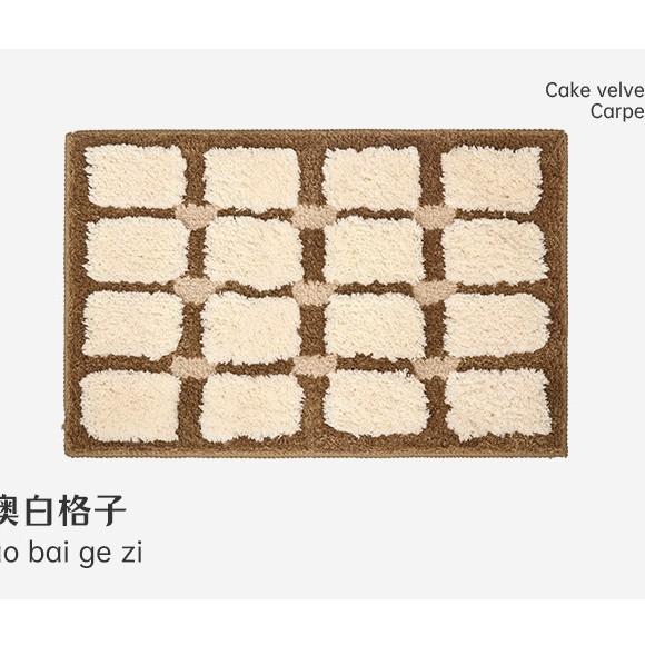 Cartoon Bathroom Carpet Absorbent Soft Floor Mat, Bedroom Bedside Decorative Floor Mat