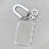Retractable ID Holder: Keychain+Wrist Strap, Secure Lock, AntiTheft,Transparent PVC - Durable for Students - Back-to-School Gift