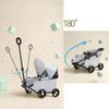 Cochecito de Mascotas Plegable Compacto para Gatos y Perros Carrito de Juguete para Niños con Tirador Transportín para Mascotas para Salidas