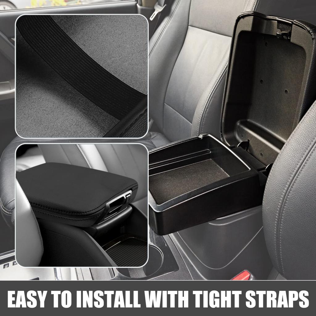 ABSOPRO Car Armrest Center Console Armrest Waterproof Armrest Seat Box Car Driver and Passenger Universal Easy Reduces Improves Long Compatible with