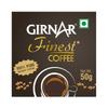 Girnar Finest Instant Coffee 50g Jar Dark Roast Caffeinated Powder For Homemade Brew Lovers