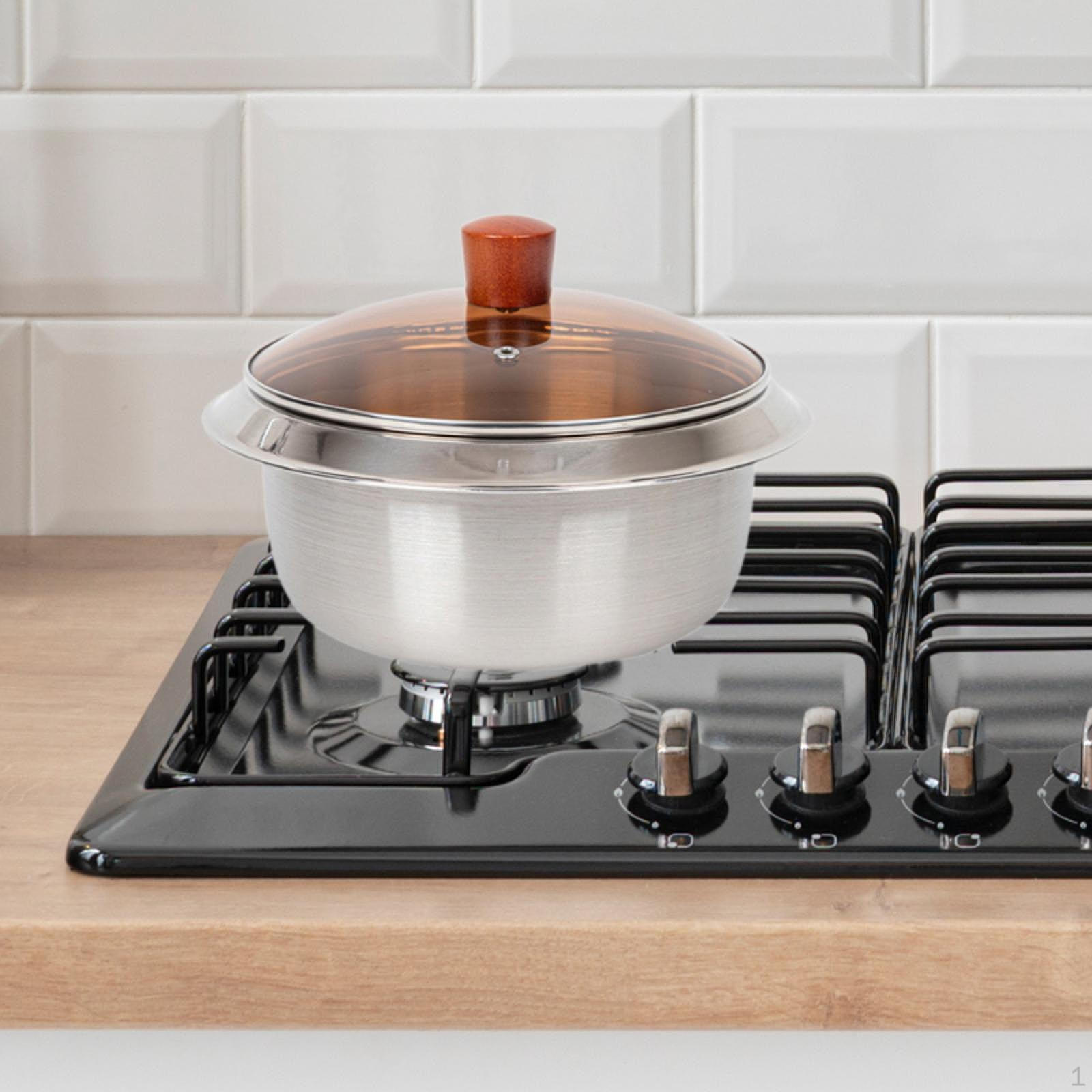 

Легкая миска из нержавеющей стали для салата рамен, многоцелевая, практичная, для супа, кухни, выпечки 18cm