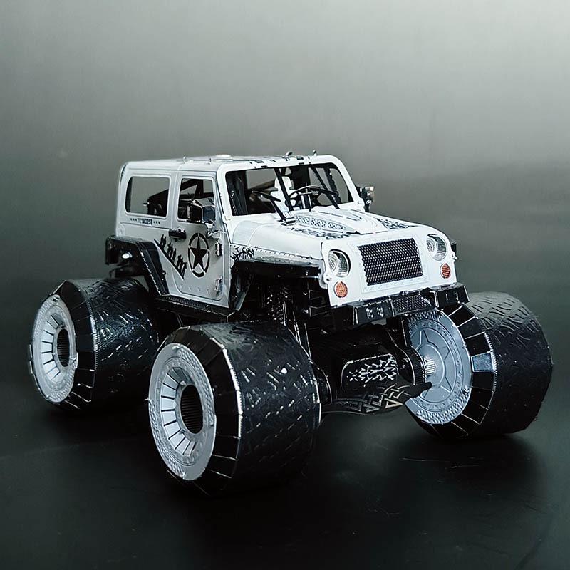 

Металлический 3D-пазл из нержавеющей стали - Модель автомобиля Big Foot Wrangler