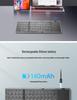 Ultra-Thin Bluetooth Tri-Fold Keyboard with Touchpad – Universal for Phone/Computer, Portable & Wireless