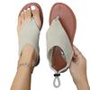 Flip-flops women's summer outer wear toe comfortable large size sandals flat beach fashion women's shoes