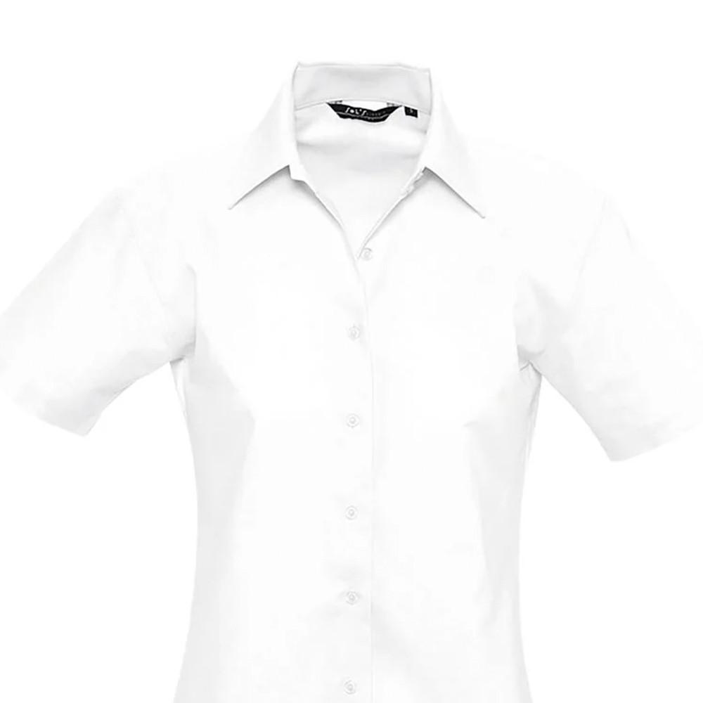 SOLS Womens/Ladies Elite Oxford Short-Sleeved Business Blouse