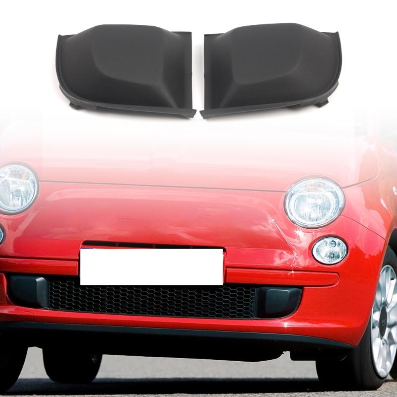 Fog Light Grills Trim Cover 735455037, 735455039 Trim For 500 2007-2015 Fog Lights Headlights Covers Frame