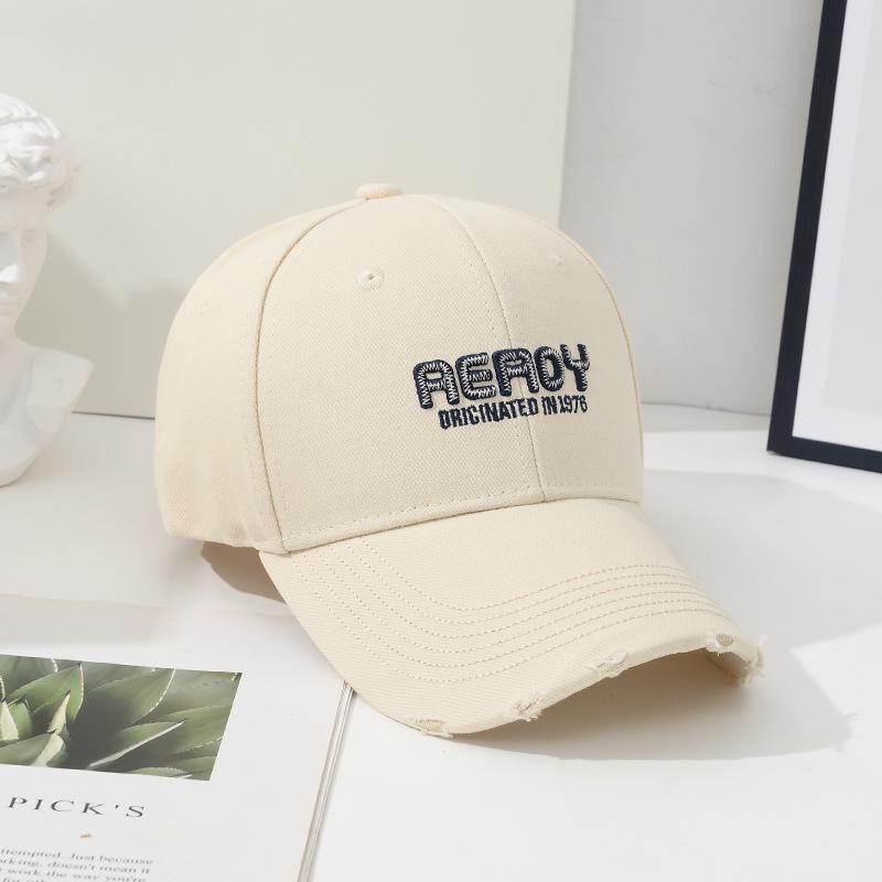 

Женская кепка с 3D-вышивкой: Кепка бейсболка для похудения Весна/Лето Adjustable (54-58cm) грязно-белый