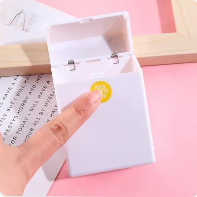 Kleine Aufbewahrungsbox mit Idol-Fotokartenhalter, Desktop-Aufkleber, Schreibwaren-Organizer, Behälter, Klapp-Lippenschublade, Klassifizierungsbox
