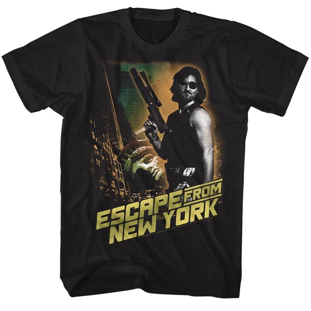 Escape From New York TShirt UnisexSummer Retro Action Movie Graphic Short Sleeve Casual Streetwear Loose Fit Film Fan Tee