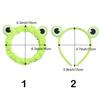 Girls Coral Fleece Wide-brimmed Washing Face Hairband Skincare Hair Band Makeup Headband Funny Frog