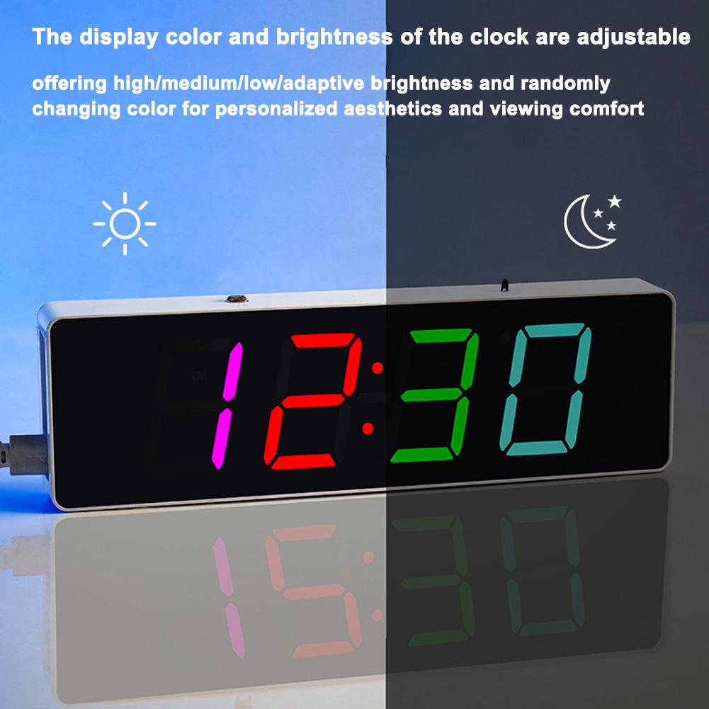 ESP8266 IoT Colorful WiFi Clock Kit Intelligent Electronic Clock DIY Welding Practice Parts Set Automatic Time