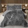 Marble Bedspread Set Soft Lightweight Stone Print Coverlet Bed Spreads, Farmhouse Modern Thin Quilted Bedding Sets for Women Men
