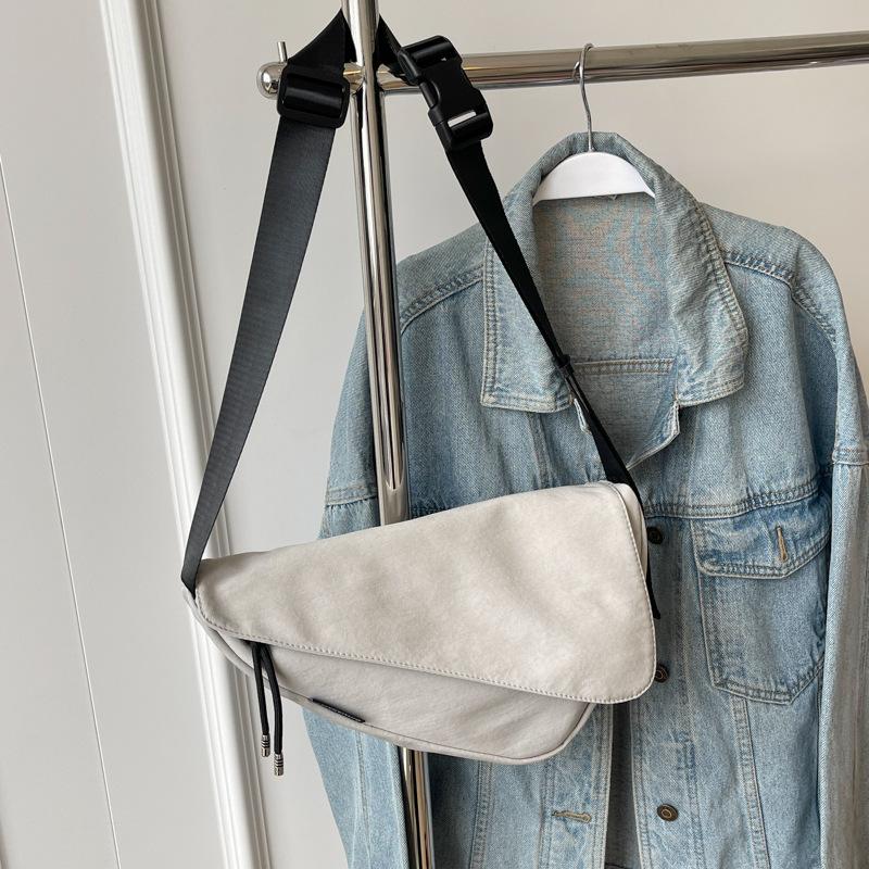 Casual Commuting Trend Solid-color Crossbody Bag Cycling Sports Single-shoulder Bag