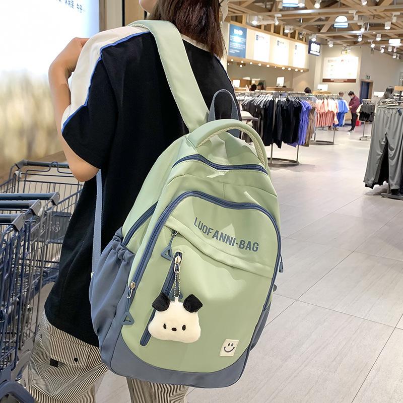 Schoolbags for Children Primary School Students  Girls Junior High School Students  College Students Splicing Backpacks