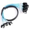 ADCAUDX Thin SATA Right Angle To Bundled Data Cable for and DVD Drives SATA-III Cable 0.5m, 6-Pack, 90-Degree Cable, Straight, 6Gbps, Servers, RAID,
