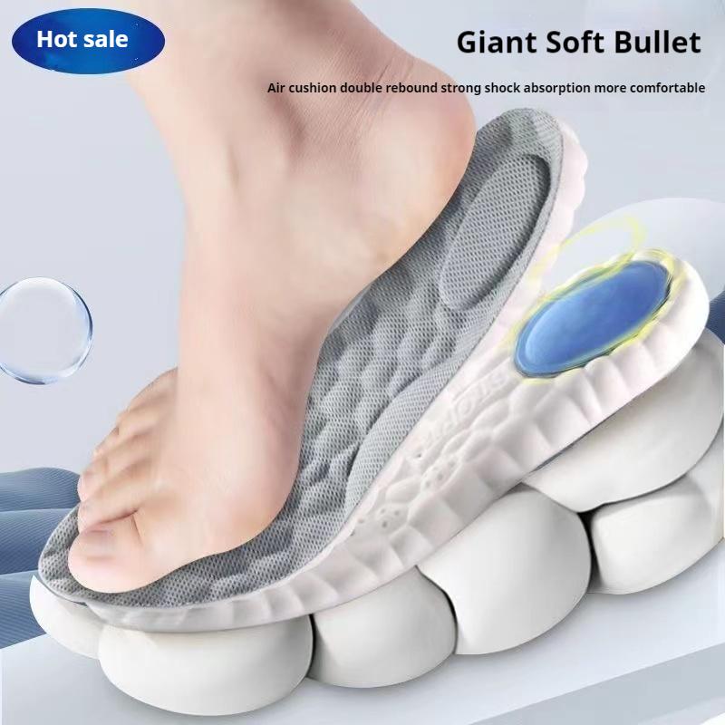 1Pair Super Soft Insoles Men Running Sports Shoes Insole Feet Memory foam Shock Absorption Shoe Sole Plantar Fasciitis Shoe Pads