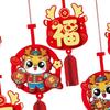 6x Year Hanging Decoration Pendant Happy Spring Festival Decor for