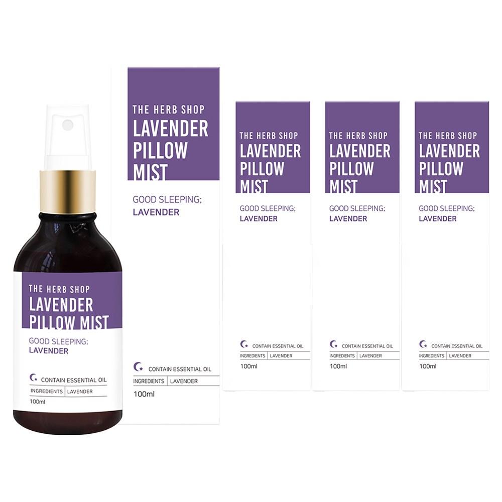 The Herb Shop Pillow Mist 4 pcs 100ml Lavender
