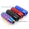 Universal Anti-Slip Aluminum Alloy Frosted Knurled Gear Shift Knob, 95MM