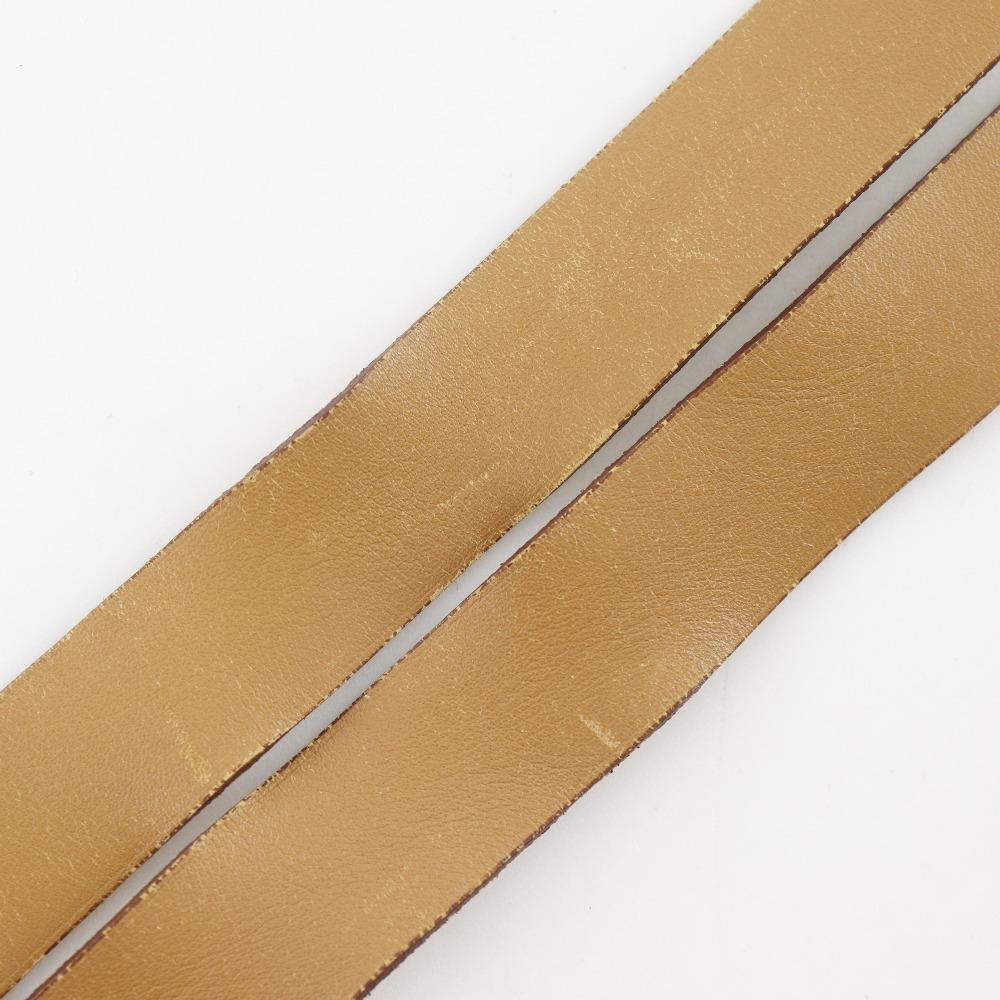 HERMES Amedaba Hippo de Poche Shoulder Bag Long shoulder gray canvas Women Used