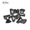 uxcell Tent Rope Buckle Plastic Guyline Adjuster Cord Tensioner for Outdoor Camping Canopy Rope 4mm Black 30pcs