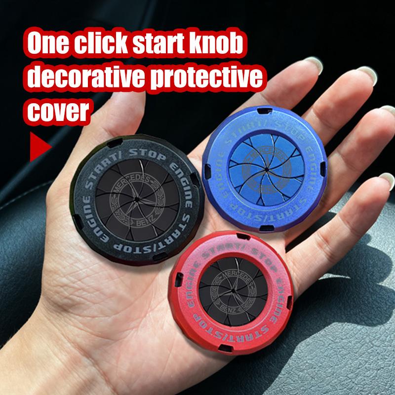 Push Start Button Cover Start Stop Protective Push Button Cover Auto Accessories For Benz AMG W213 W124 W108 W126 Exclusive W204 PH8