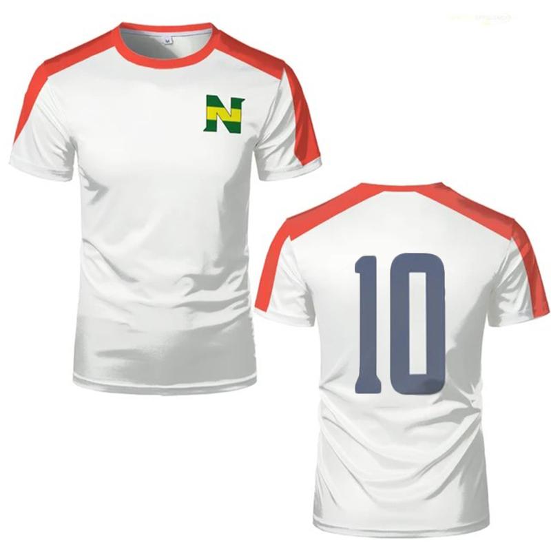 Manga Captain Number 10 Tsubasa Jersey Cosplay Custom Tops Short Sleeve Loose T-shirt Streetwear Unisex 3D Print T Shirts