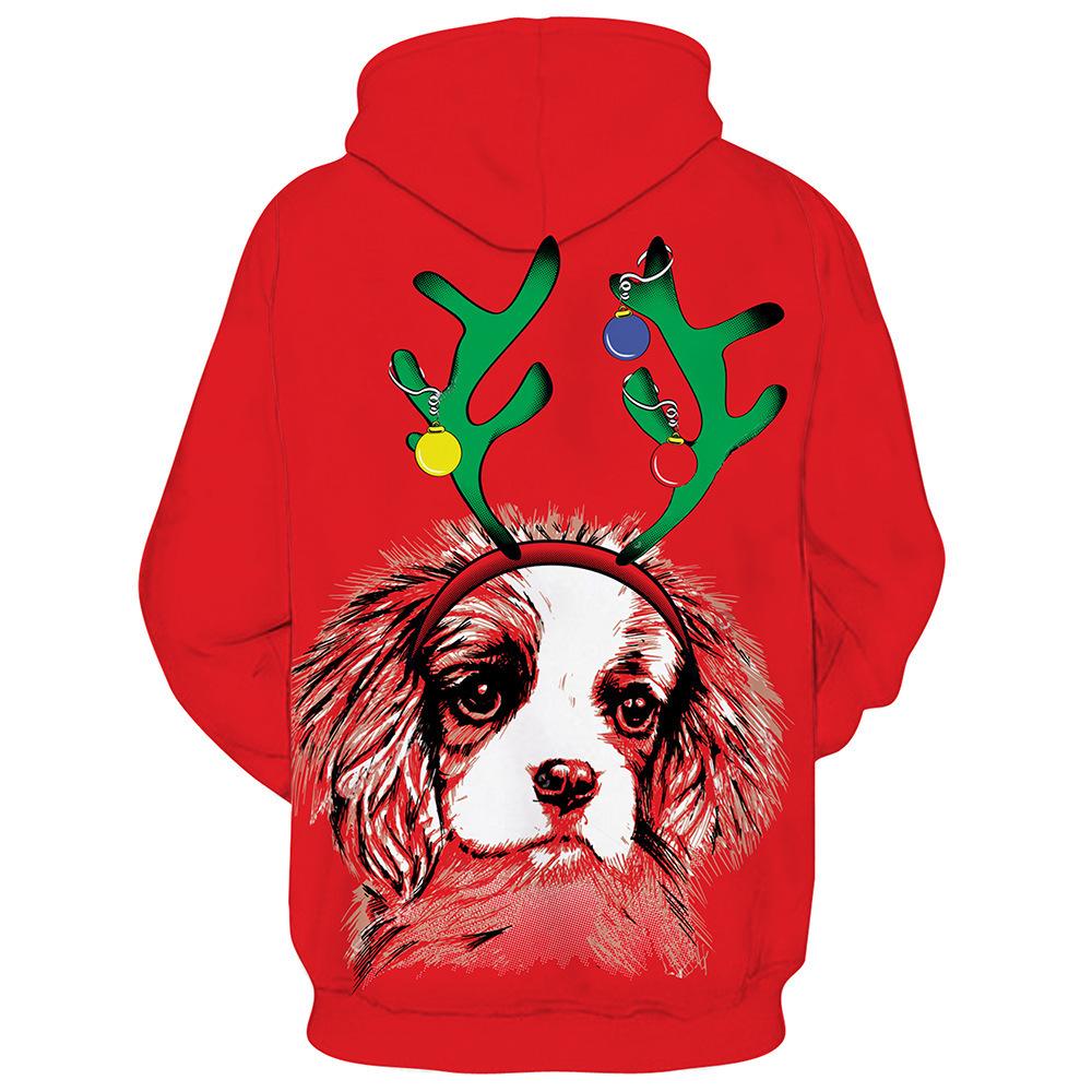 Herren Kapuzenpullover mit Digitaldruck: 2025 Herbst/Winter Schneemann-Thema