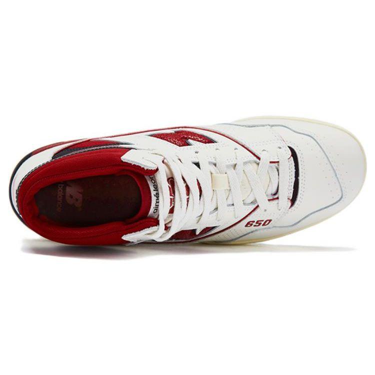 Aimé Leon Dore X New Balance 650R White Red Unisex Sneakers BB650RE1