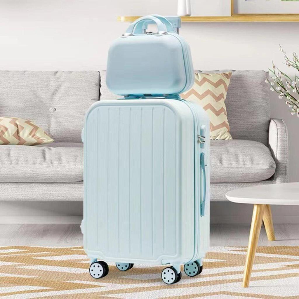 Durable 20-inch Silent Trolley Suitcase for Women and Men