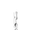 1Pcs Cute Curved Coffee Spoon Teaspoon Unique Condiment Drink Hanging Tea Coffee Dessert Stainless Steel Drink Tableware