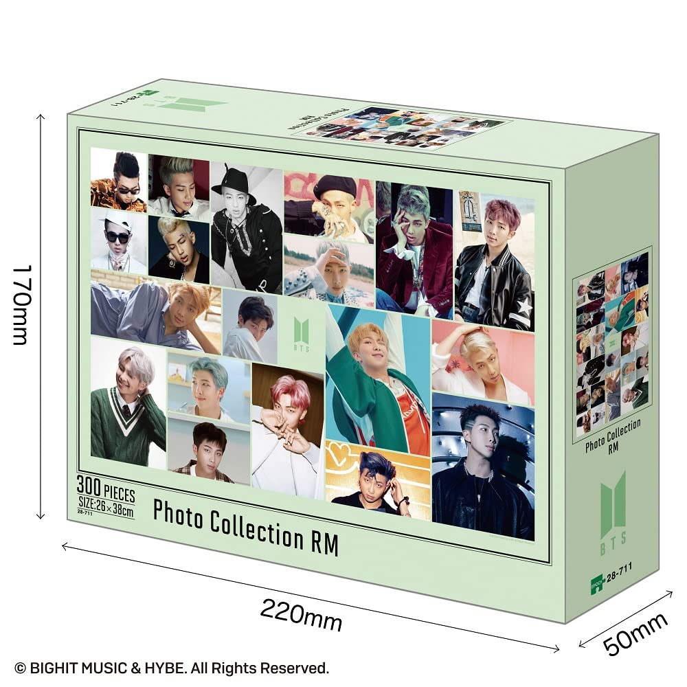 Epoch 300 Piece Jigsaw Puzzle BTS Photo Collection RM X with Glue and Spatula Included EPOCH (26 38cm) 28-711