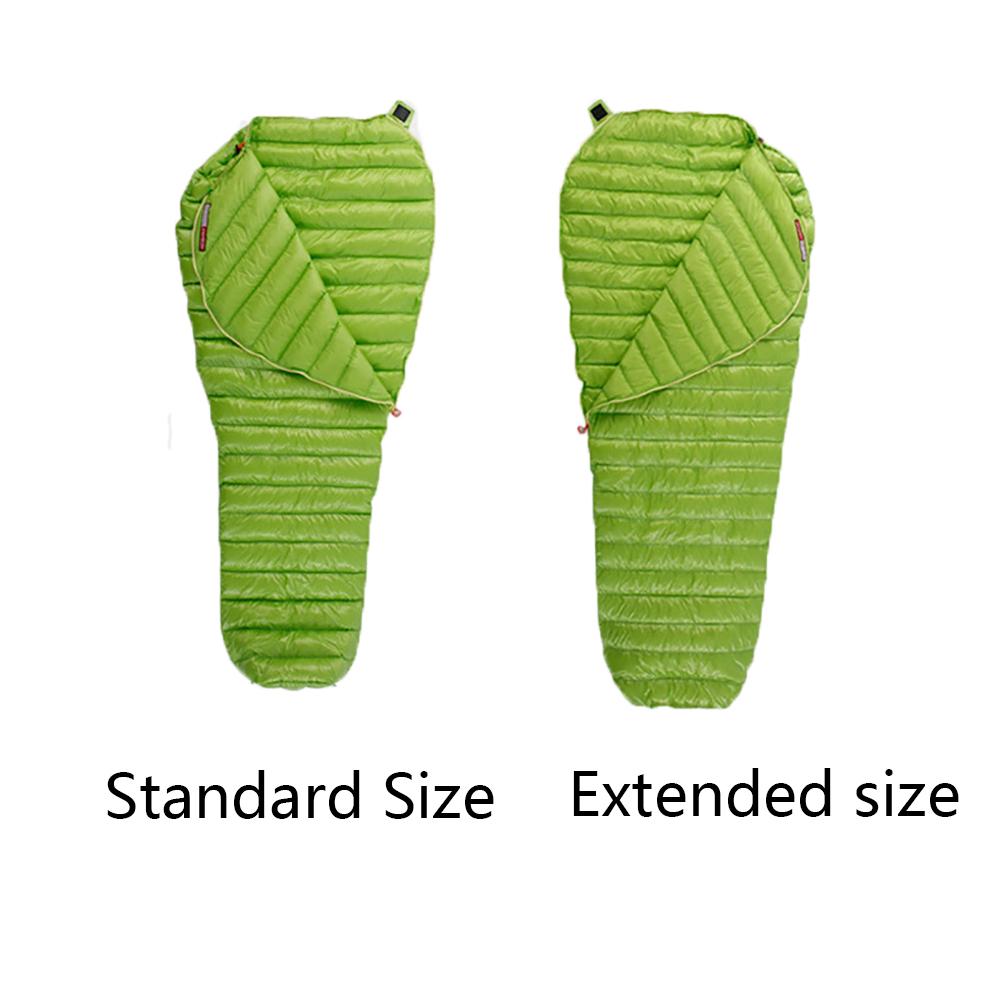 Goose Down Sleeping Bag Aldult Warm Ultralight Camping Hiking Backpacking