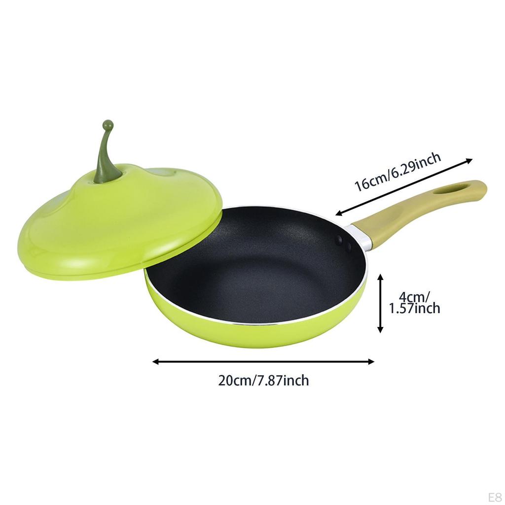 Non Stick Frying Pan Fry Household Anti Scald Handle Induction Cooker Compatibility Saute